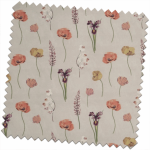 Grand Botanical Flower Press Peach Blossom Made to Measure Curtains