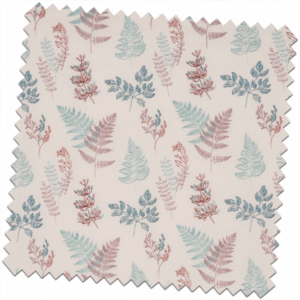 Grand Botanical Sprig Rose Water Made to Measure Curtains