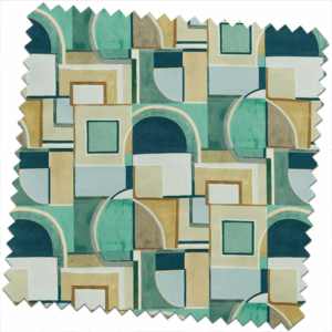 Muse Frida Lagoon Made to Measure Curtains