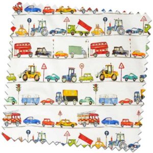 My World On the Road Paintbox Made to Measure Curtains