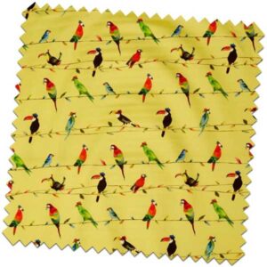 My World Toucan Talk Zest Made to Measure Curtains