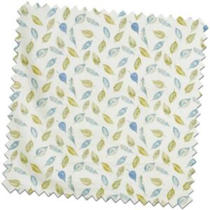 Terrace Foliage Slate Blue Made to Measure Curtains